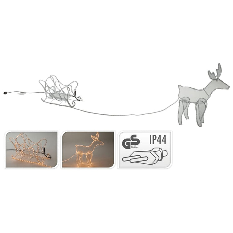 Atmosce Ambiace Lights Christmas Rendier and Slee 14 m
