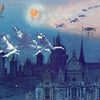 Prentbriefkaart cd01: night flight. 6 st