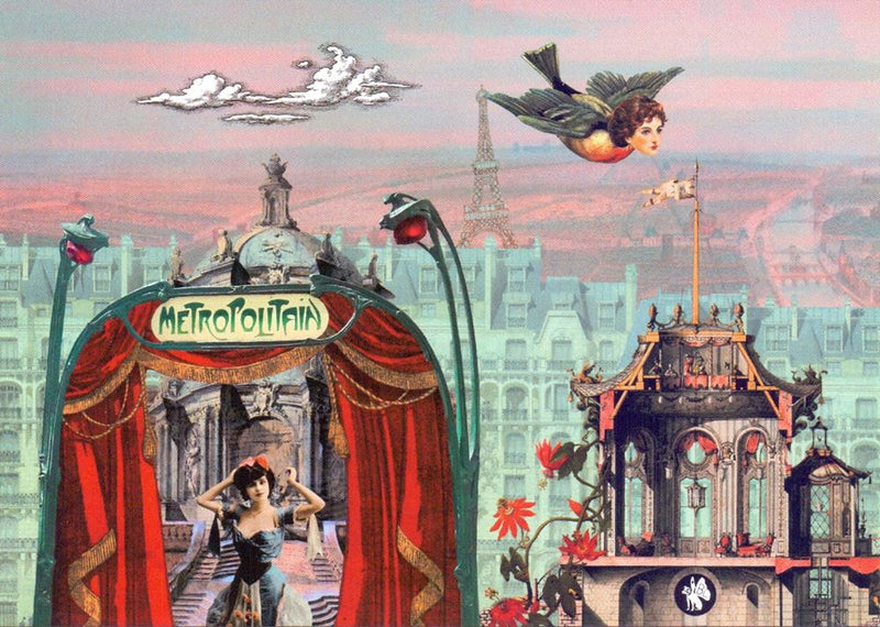 Postal con imagen cd02: metropolitain 6 uds.
