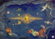 Cartolina illustrata cd06: costellazione 6 pz