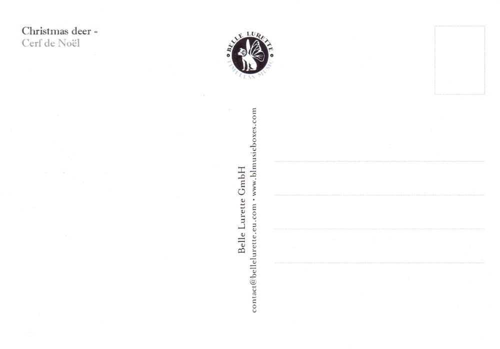 Prentbriefkaart cd10: christmas dee 6 st