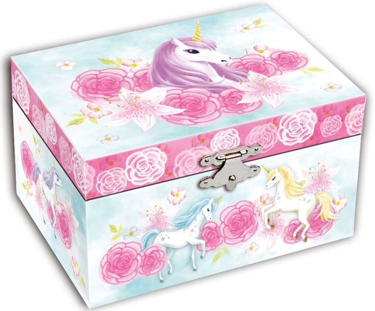 Jewelry box with music. unicorn. 3+