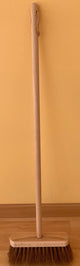 Scopa da strada per bambini in pelo di cocco. 80 cm. 3+