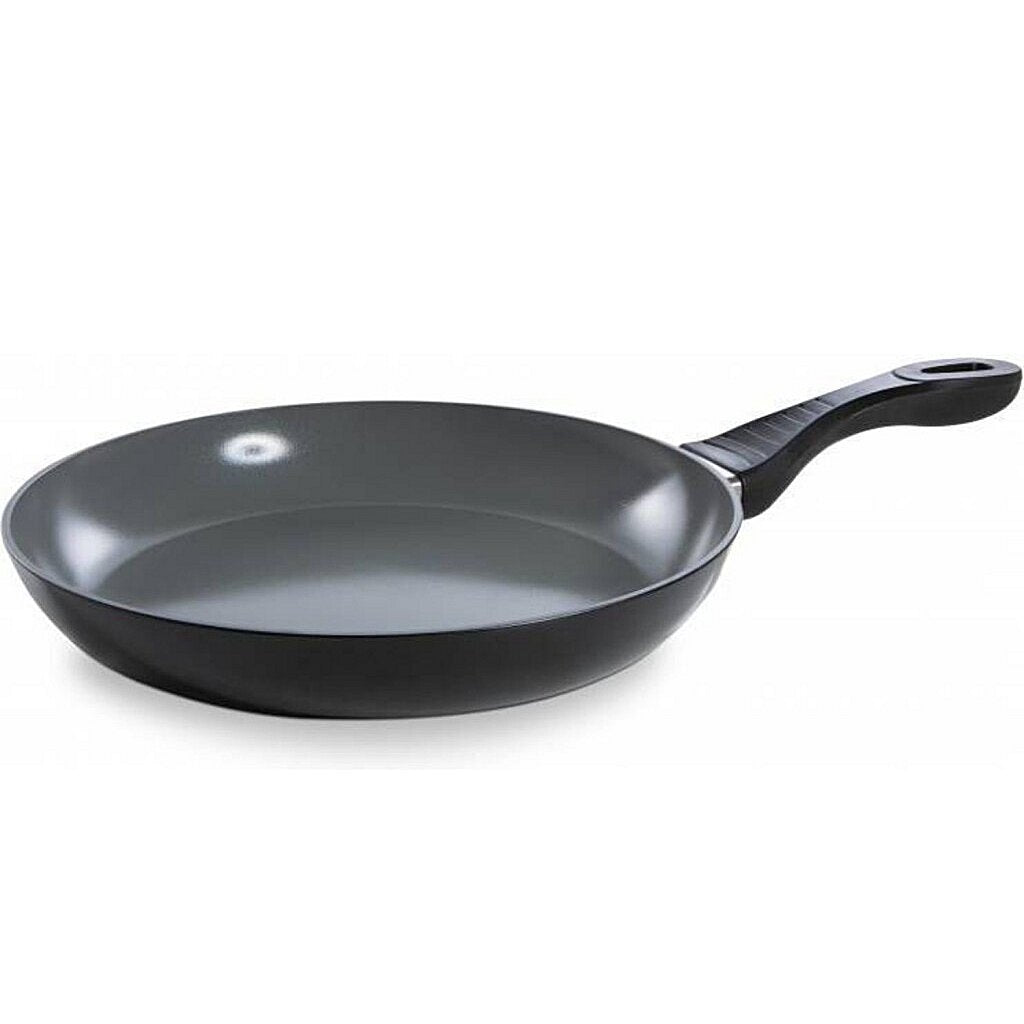 Bk bk sartén de cerámica básica fácil de 30 cm negro