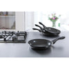 Bk bk sartén de cerámica básica fácil de 30 cm negro