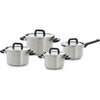 BK BK Flow Flow Cool Pan set in acciaio inossidabile a 4 pezzi