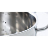BK Precision Pan set in vetro in acciaio inossidabile a 4 pezzi argento
