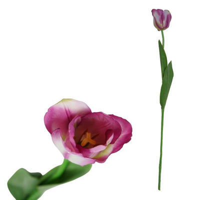 Flor artificial miscelánea tulipa púrpura 83 cm