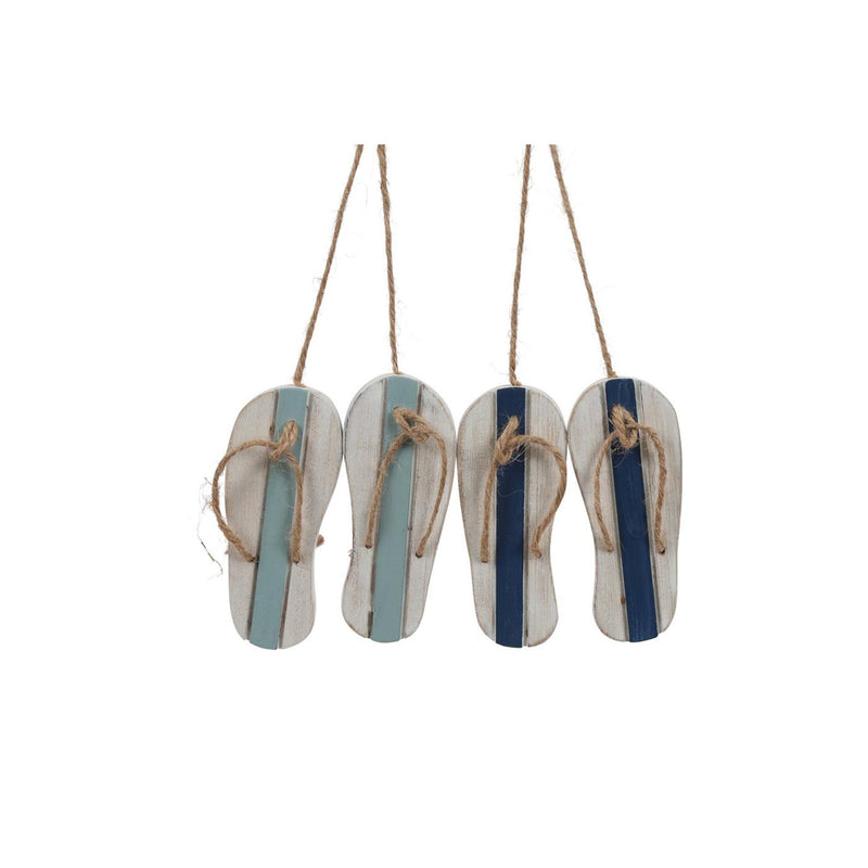 Countryfield hanger sandalen naturel wit 10cm