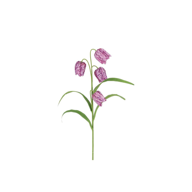 Fiore artificiale Countryfield fritillaria m viola h57cm