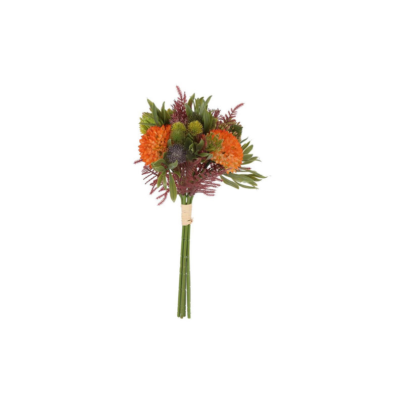 Bouquet artificiale Countryfield dhalia mix arancione h25cm