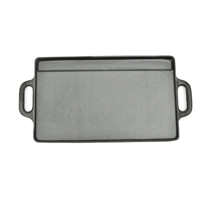 Vidaxl grillplaat dubbelzijdig 50x23 cm gietijzer