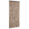 Vidaxl Fly Curtain 90x220 cm Chenille beige e marrone chiaro