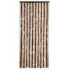 Vidaxl Fly Curtain 90x220 cm Chenille beige e marrone chiaro