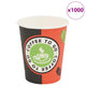 Vidaxl Cupi di caffè usa e getta di carta 240 ml (8 once) 1000 pezzi