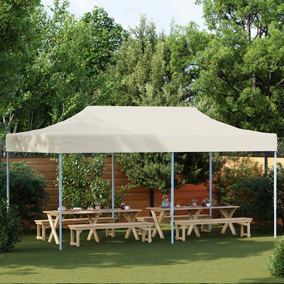 Vidaxl folding tent pop-up 3x6 m cream white