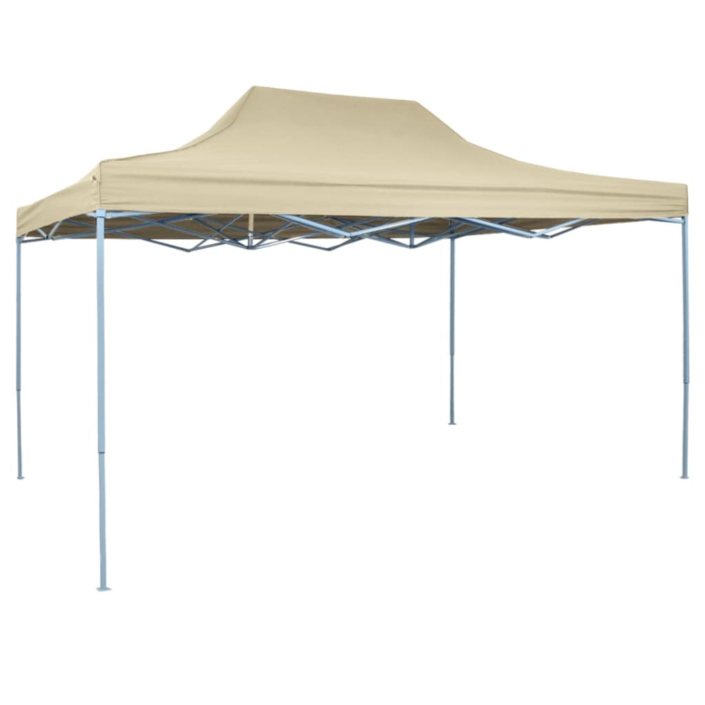 Pop-up pop-up della tenda pieghevole Vidaxl 3x4,5 m Bianco