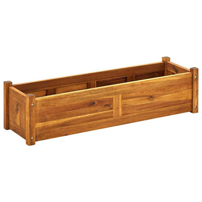 Scatola di pianificazione Vidaxl raccolta 100x30x25 cm legno di acacia