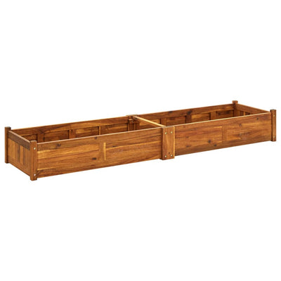 Casella di pianificazione Vidaxl raccolta 200x50x25 cm acaciahout