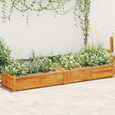 Casella di pianificazione Vidaxl raccolta 200x50x25 cm acaciahout