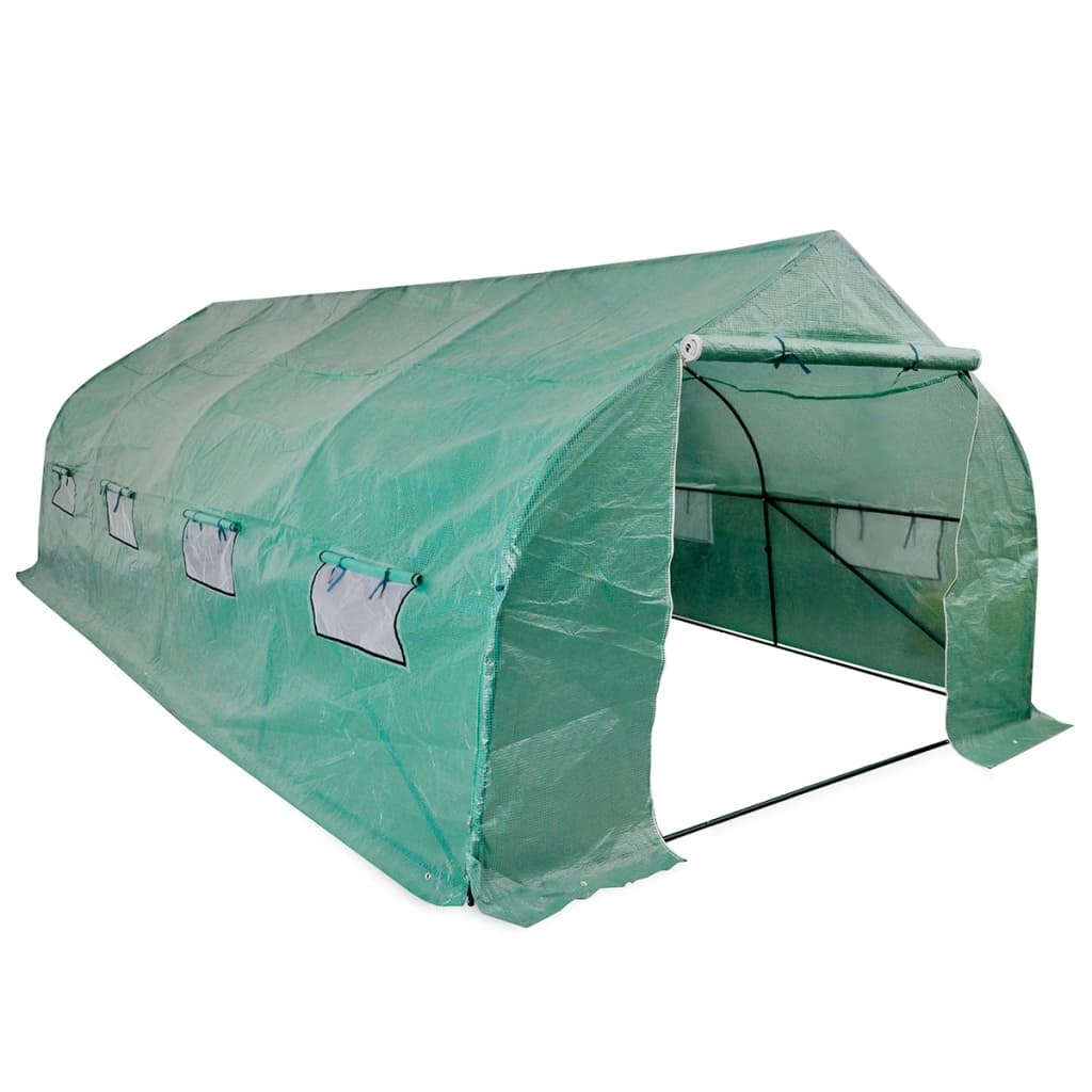 Polytunnel portatile Vidaxl Tuinkas con telaio in acciaio 18 m²