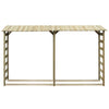 Almacenamiento de leña de Vidaxl doble 300x44x176 cm de madera de pino impregnada