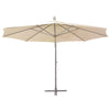 Vidaxl tuinparasols beige polyester
