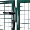 Porta Vidaxl 306x150 cm in acciaio verde