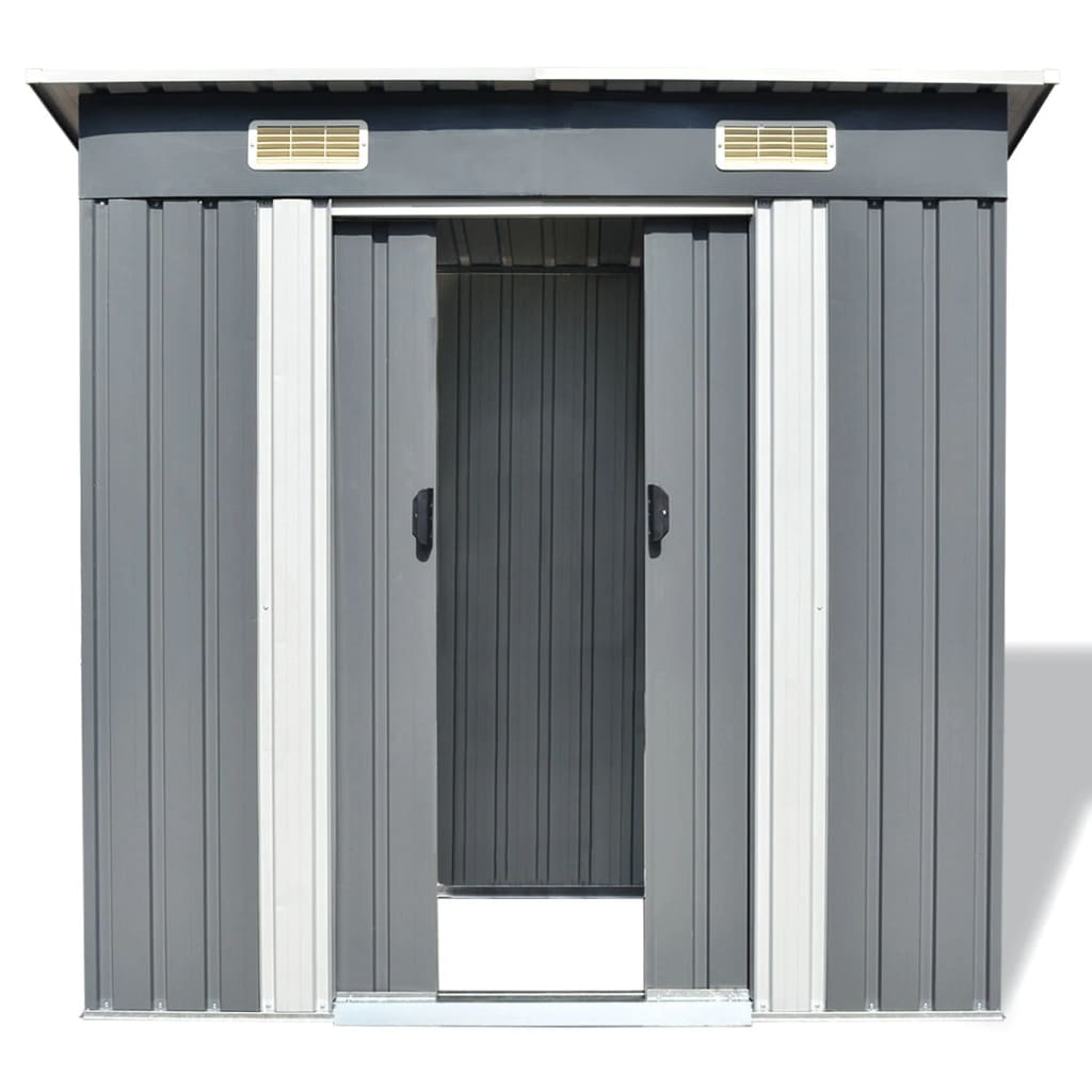 Vidaxl Garden Shed Grey Gray