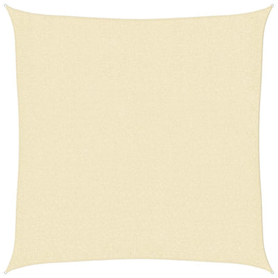 Vidaxl Sun Shade HDPE Square 2x2 M Cream