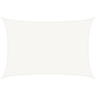 Vidaxl Sun Shade HDPE Rectangle 4x6 m Bianco