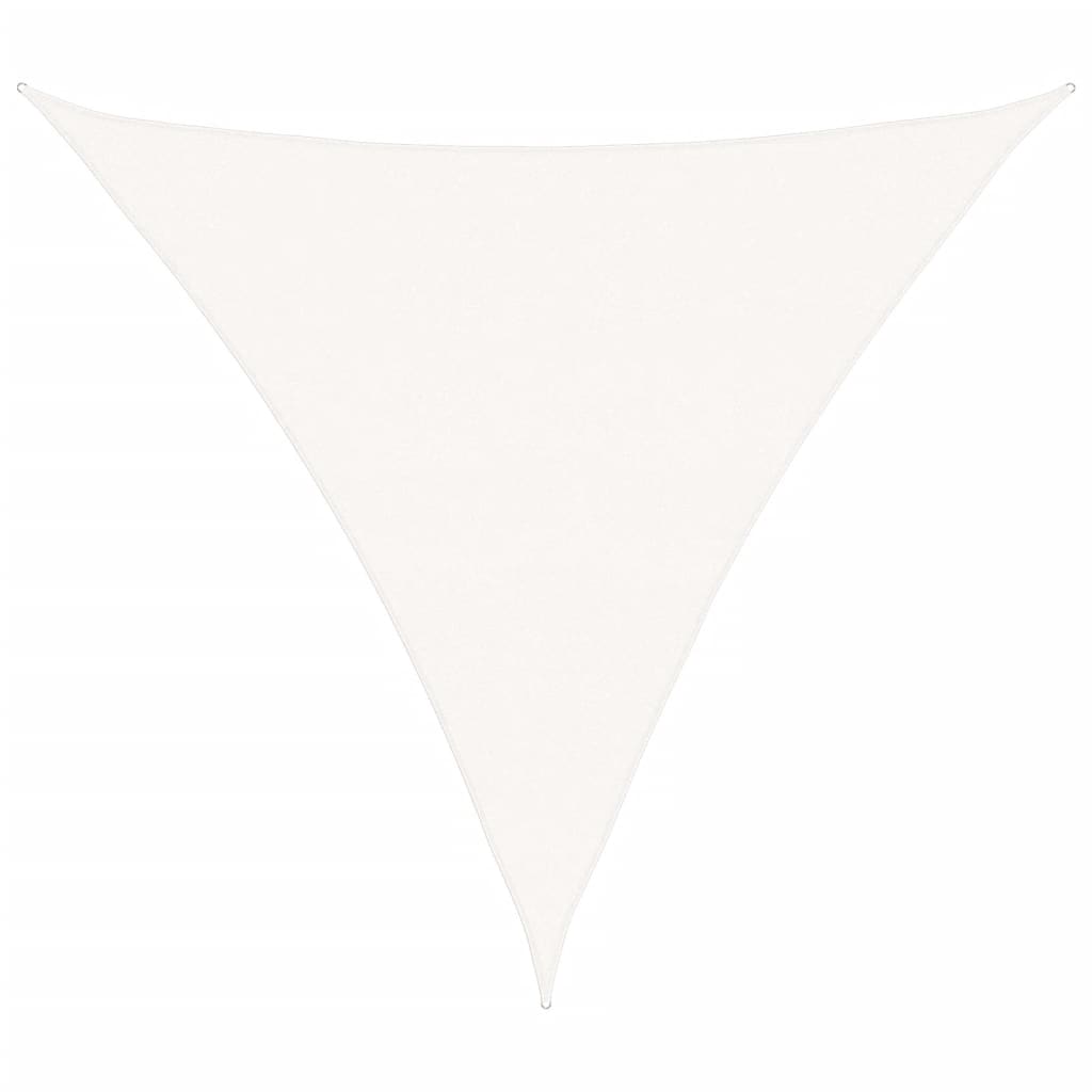 Vidaxl Sun Shade HDPE Triangle 5x5x5 m bianco