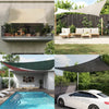 Vidaxl Sun Shade HDPE Triangle 5x5x5 m bianco