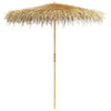 Vidaxl parasol van bamboe met dak van bananenbladeren 210 cm