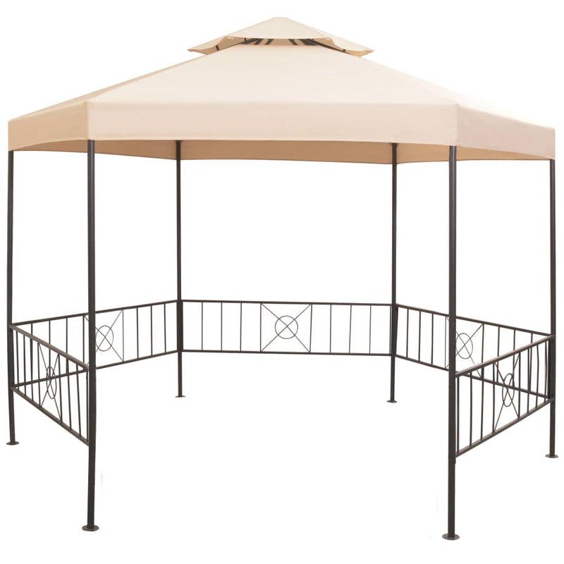 Vidaxl Garden Pracor 323x265 cm beige esagonale