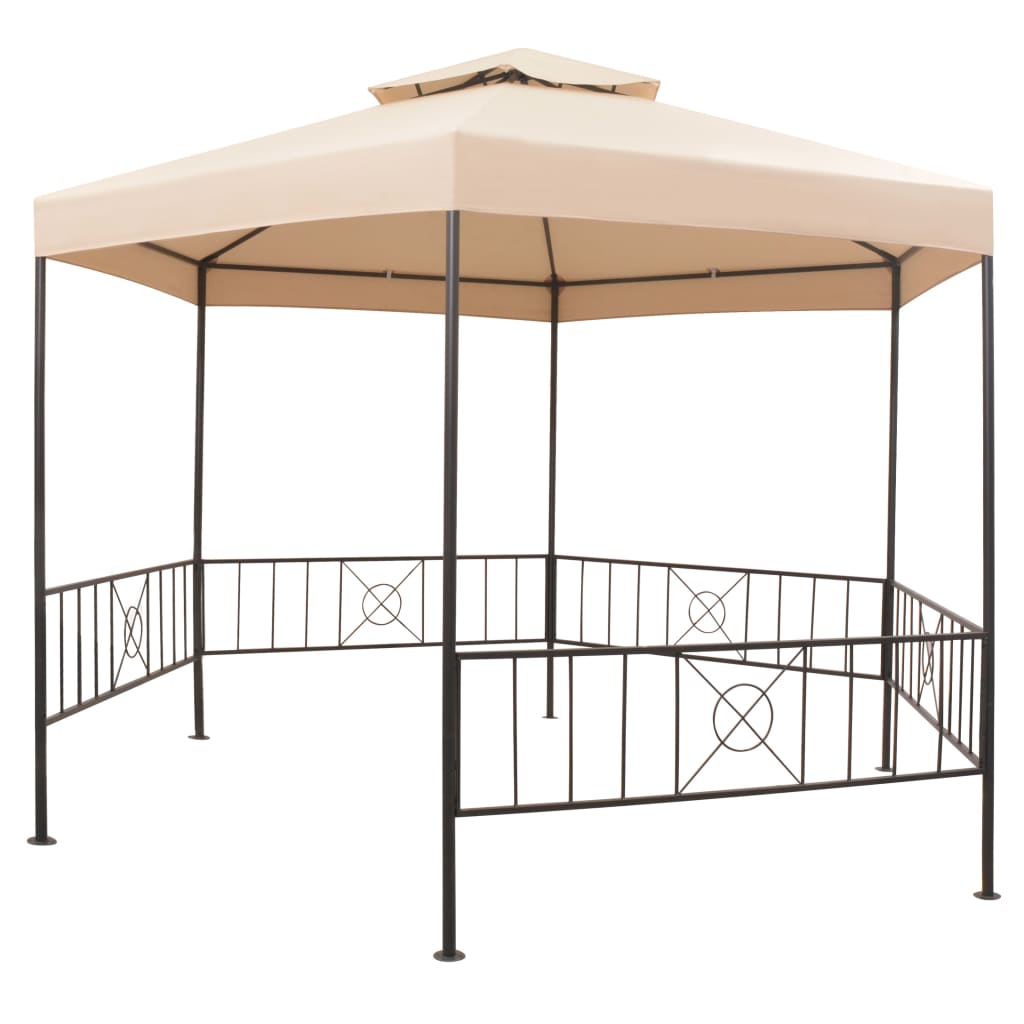 Vidaxl Garden Pracor 323x265 cm beige esagonale