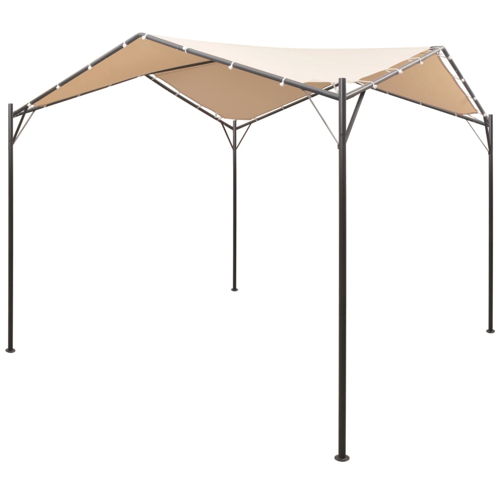 Vidaxl Arbor 4x4 m Beige in acciaio