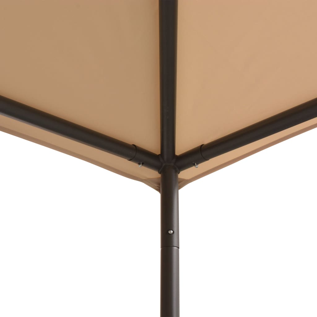 Vidaxl Arbor 3x3 m de acero beige