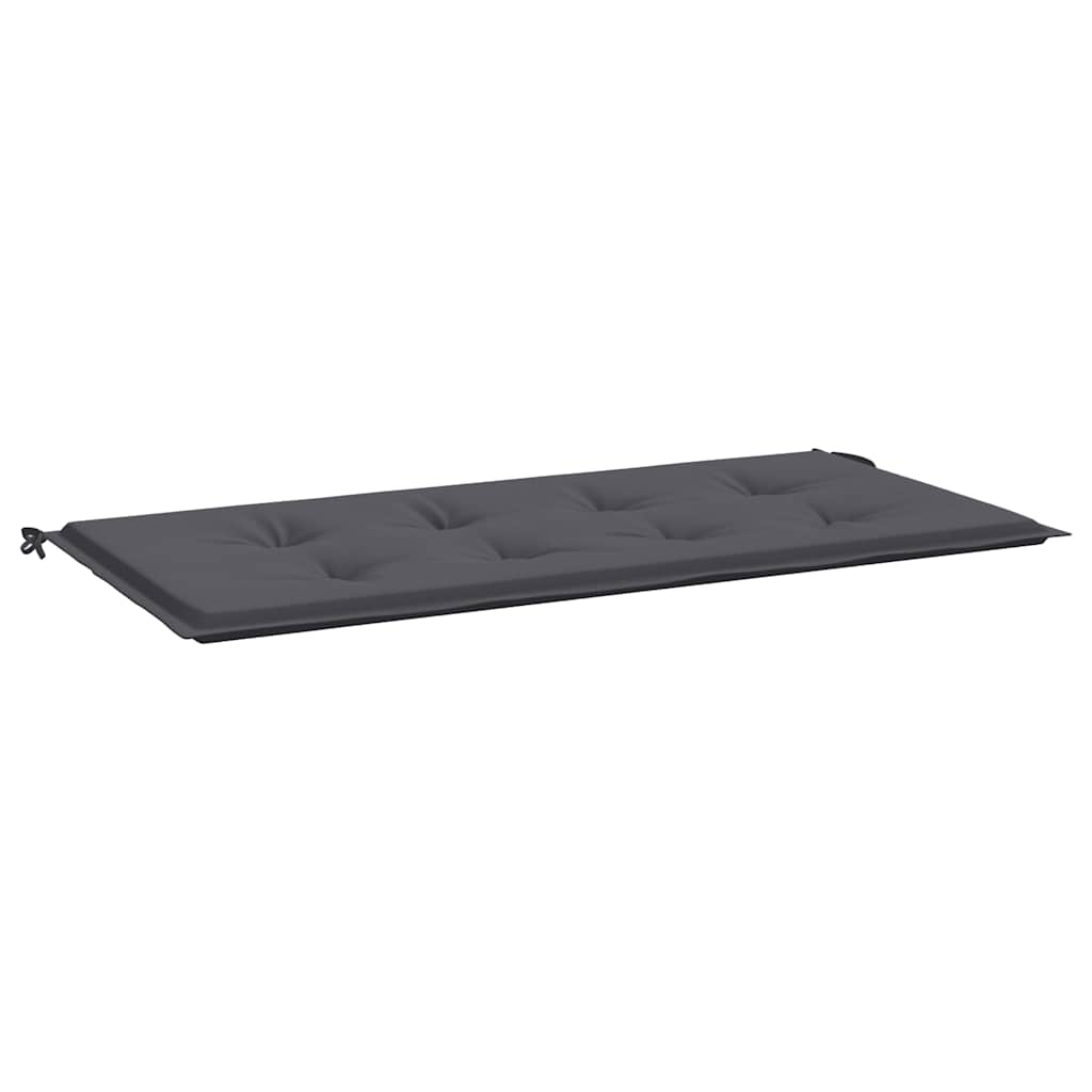 Vidaxl Garden Banch Cushion 100x50x3 cm Tessuto oxford antracite -lorato