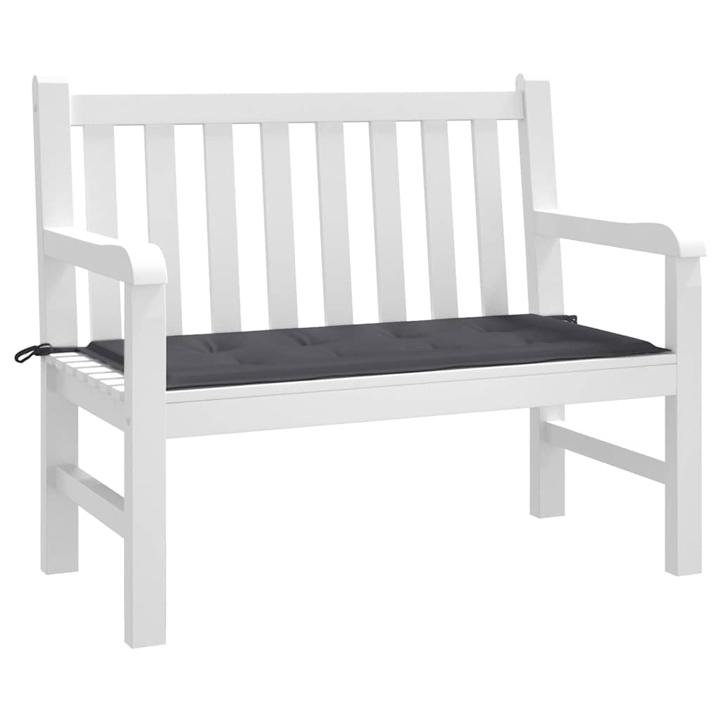 Vidaxl Garden Banch Cushion 100x50x3 cm Tessuto oxford antracite -lorato