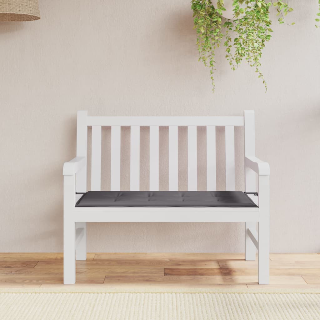 Vidaxl Garden Bench Cushion 120x50x3 CM Oxford Fabric Antracita -Coled