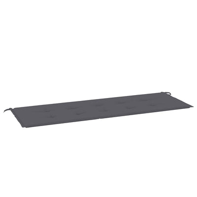 Vidaxl Garden Bench Cushion 150x50x3 CM Oxford Fabric Antracita -Coled