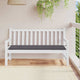 Vidaxl Garden Banch Cushion 150x50x3 cm Tessuto Oxford Antracite -Colorato