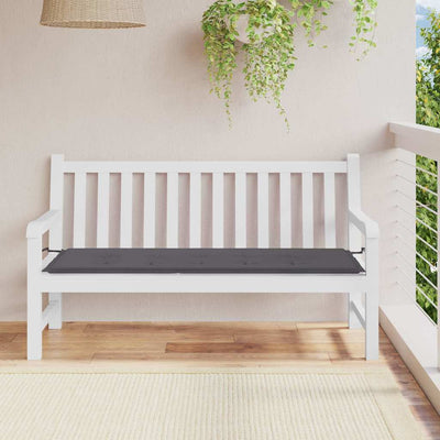 Vidaxl Garden Bench Cushion 150x50x3 CM Oxford Fabric Antracita -Coled
