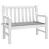 Vidaxl Garden Bench Cushion 120x50x3 cm tessuto Oxford grigio