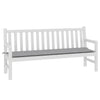Vidaxl Garden Bench Cushion 180x50x3 CM Oxford Fabric Gray