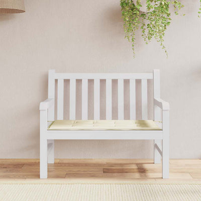 Vidaxl Garden Bench Cushion 120x50x3 CM Oxford Fabric crème coloreed