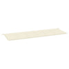 Vidaxl Garden Bench Cushion 150x50x3 CM Oxford Fabric Cream -Coled