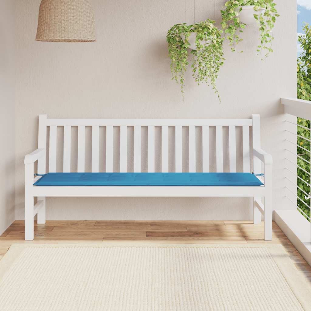 Vidaxl Garden Bench Cushion 180x50x3 CM Oxford Fabric Blue