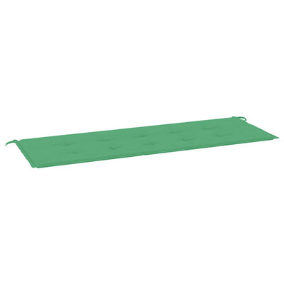 Vidaxl Garden Bench Cushion 150x50x3 CM Oxford Fabric Green